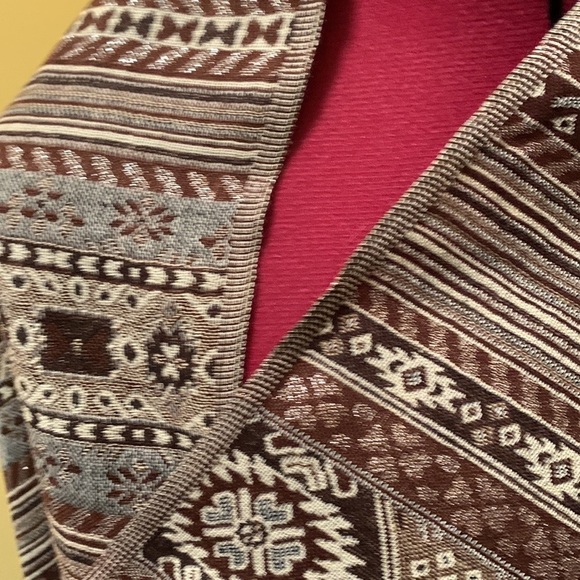 Beautiful Eggplant and brown scarf 🔴 - Picture 5 of 5